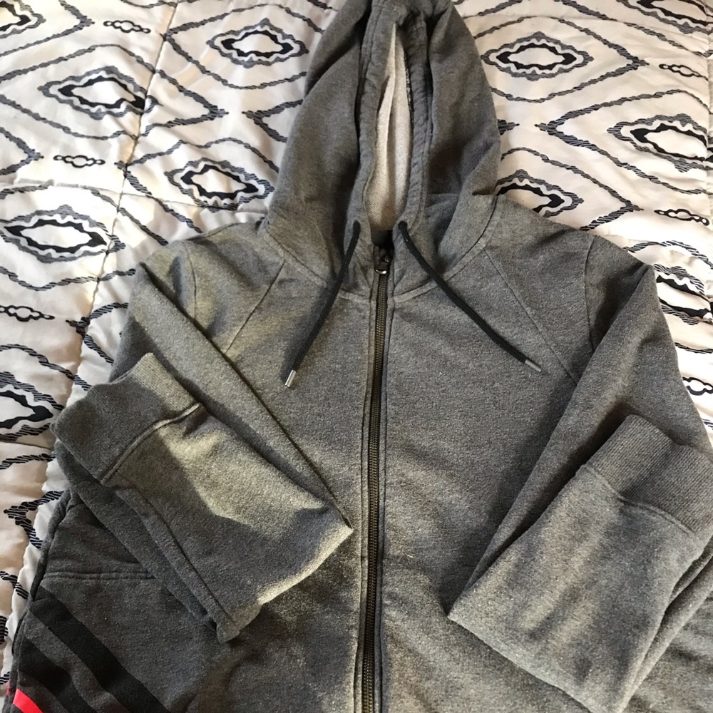 Grey Under Armour Zip-Up Hoodie